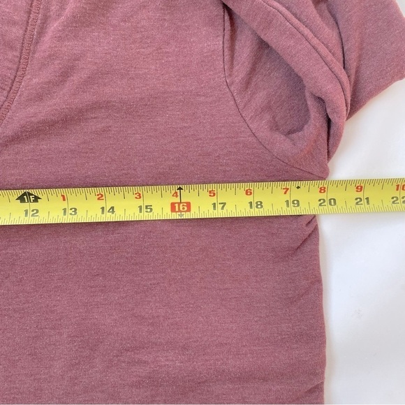 Garnet Hill Women's Dusty Red Favorite High-Low Hoodie Size Small - Picture 8 of 9